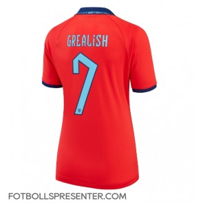 England Jack Grealish #7 Borta Matchtröja Dam VM 2022 Kortärmad